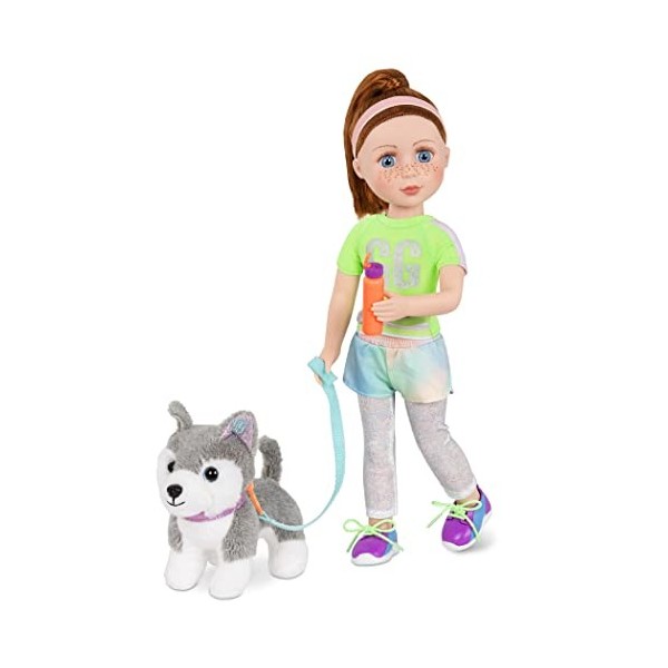 Glitter Girls- Dog Poupée Deluxe A Run avec Notre Tenue pour Chien 35,6 cm, GG50140Z, Multicolore