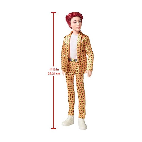 Bts X Mattel Poupée Jungkook, à L’effigie du Membre du Groupe de K-pop, Figurine à Collectionner, Gkc87