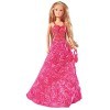 Simba Steffi Love Princess Gala Fashion 105739003 Lot de 2 poupées de Jeu en Forme de Princesse dans Une Magnifique Robe Rose