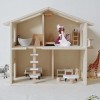 Poupée miniature en céramique victorienne exquise en porcelaine miniature pour décoration de maison de poupée