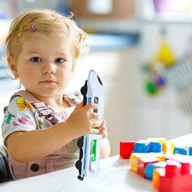 ISAKEN Train de locomotive à piles - Puissant train à grande vitesse pour Thomas, locomotive ferroviaire magnétique connectée