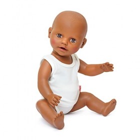 Heless 1221-Vêtements de poupée en Jersey élastique, 10209515, White, 28-35 cm