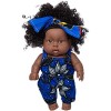 Hanging Poupées Noires - Poupées | Jouet de poupée bébé Fille Noire, poupée Lavable Afro-américaine Faite à la Main pour Cade
