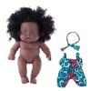 Hanging Poupées Noires - Poupées | Jouet de poupée bébé Fille Noire, poupée Lavable Afro-américaine Faite à la Main pour Cade