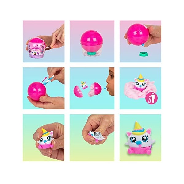 Bubiloons Lil Pops | Mini poupée Animale Douce et à Collectionner - Jouet pour garçons et Filles +3 Ans