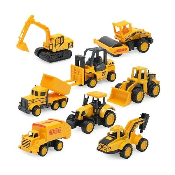 Ensemble De Jouets De Camions De Construction, Chantier De