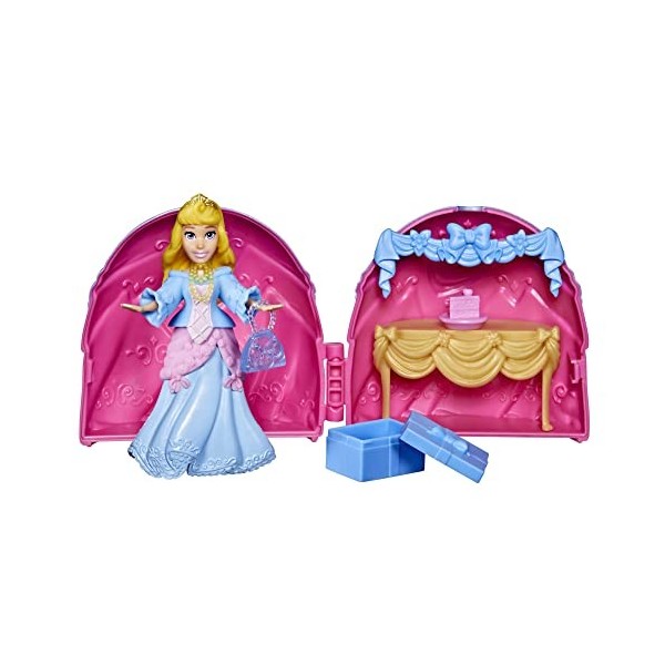 Disney Princess Secret Aurore Surprise avec Style Playset de poupée avec vêtements et Accessoires-À partir de 4 Ans, F3467, M