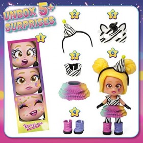 KOOKYLOOS Série Party Time - Poupée Surprise à Collectionner avec Accessoires de Mode, vêtements, Chaussures et Jouets avec 3
