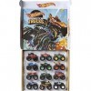 Hot Wheels Monster Trucks Coffret Chaos Ultime 12 Voitures aux Roues Géantes, Véhicules à LÉchelle 1/64, Jouet Pour enfant, 