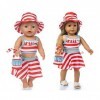 Hinleise Ensemble de vêtements de poupée pour poupée American Girl de 45,7 cm – Maillot de bain pour accessoire de poupée Our