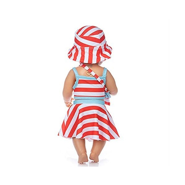 Hinleise Ensemble de vêtements de poupée pour poupée American Girl de 45,7 cm – Maillot de bain pour accessoire de poupée Our