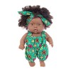 Eyccier Baby Baby Dolls Black Reborn Baby Dolls 7,87 Pouces Afro-américain bébé poupée Mobile conjointe à Vie Black Reborn Do