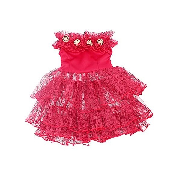 Hinleise Costume de poupée pour poupée American Girl de 45,7 cm – Robe de princesse rétro en dentelle pour accessoire de poup