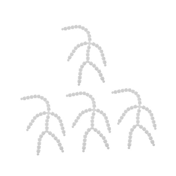 ibasenice Articulation De Poupée Squelette Poupée en Plastique Étoiles Accessoires Squelette en Plastique Mobile Jouet Squele