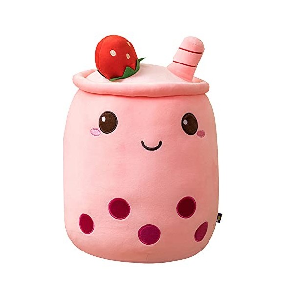 Bubble Tea Peluche, Fraise Matcha Farcies Poupées Thé Au Lait Doux Poupée Boba Plushie Tasse À Thé Câlin Oreiller Rempli Tass