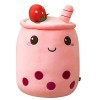 Bubble Tea Peluche, Fraise Matcha Farcies Poupées Thé Au Lait Doux Poupée Boba Plushie Tasse À Thé Câlin Oreiller Rempli Tass