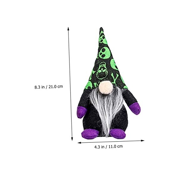 TOYANDONA 1 Pc Poupée dhalloween Gardiens Détagère dhalloween Poupées Gnomes dhalloween Peluche Minable Poupées Effrayant