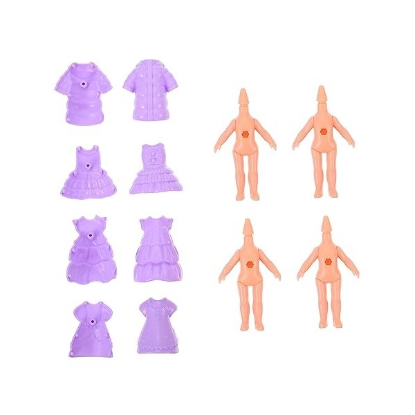 NOLITOY 12 Pièces Corps De Poupée Accessoire De Fabrication De Poupée Modèle De Poupée De Corps Poupée Féminine Fournitures D