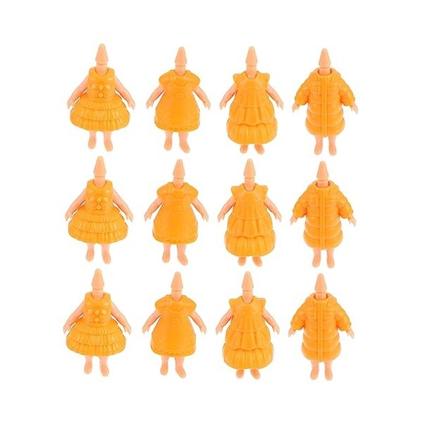 NOLITOY 12 Pièces Corps De Poupée Accessoire De Fabrication De Poupée Modèle De Poupée De Corps Poupée Féminine Fournitures D