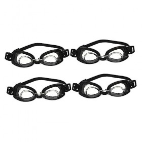 Toyvian 4 Pièces Mini Lunettes De Bébé Lunettes De Natation Jouets De Natation Mini Lunettes De Poupée Lunettes De Natation P