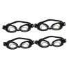 Toyvian 4 Pièces Mini Lunettes De Bébé Lunettes De Natation Jouets De Natation Mini Lunettes De Poupée Lunettes De Natation P