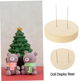 ibasenice Base DAffichage De Poupée Poupée Présentoir Support De Poupée Feutrage Petites Poupées Rack De Stockage Poupée Sup