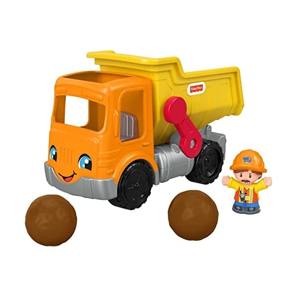 Fisher-Price Little People Work Together Dump Truck Musical Toddler Toy GKR56