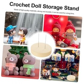 Totority 3 Pièces Base DAffichage De Poupée Figurine Présentoir Enfants Cadre De Stockage Poupée Stand Rack De Stockage Poup