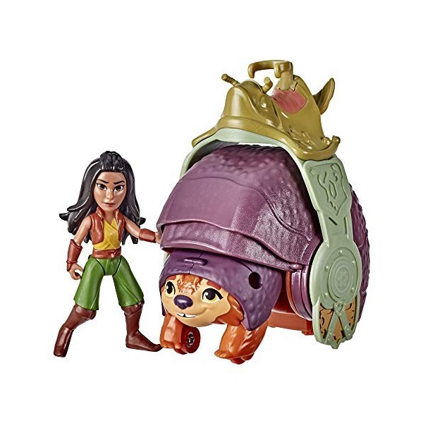 Disney, Raya et Le Dernier Dragon, Mini Figurines Raya et Tuk Tuk, poupée pour Enfants, dès 3 Ans