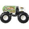 Hot Wheels véhicule Monster Trucks échelle 1:24 "will trash it all", camion avec roues géantes pour collisions et crashs, jou