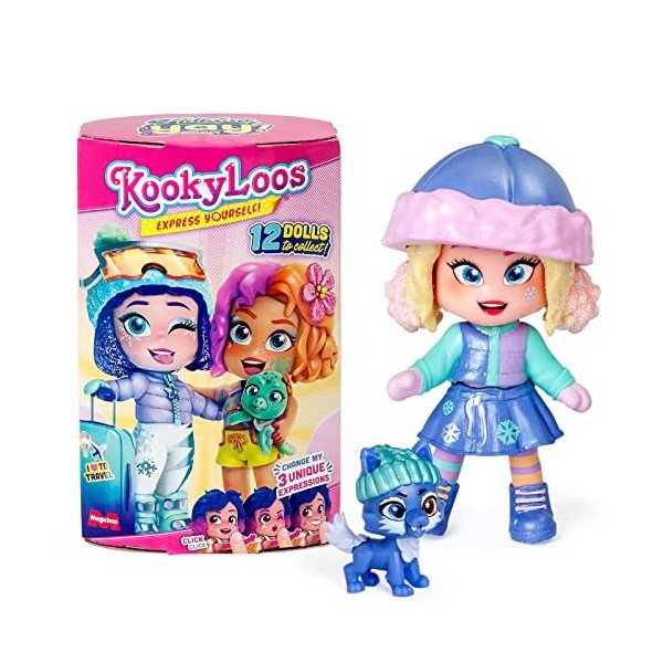 KOOKYLOOS Holiday Yay Series - Poupée Surprise à Collectionner avec Accessoires de Mode, vêtements, Chaussures et Jouets avec