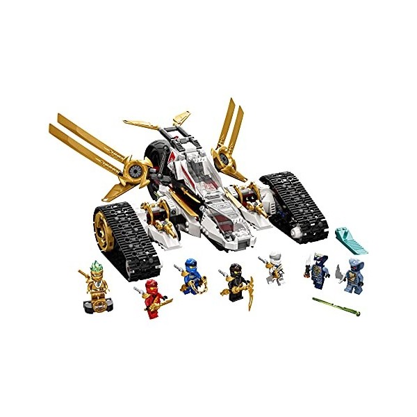 LEGO NINJAGO Legacy Ultra Sonic Raider 71739 Building Kit with a Motorcycle, Plane and Collectible Minifigures. New 2021 725