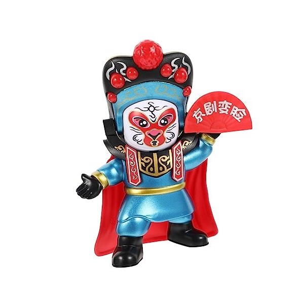ibasenice 1 PC Sichuan Opera Visage Changeant Poupée Nouvel an Bureau Ornement Voiture Tableau De Bord Ornement Chinois Nouve