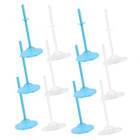 Toyvian 12 Pièces Présentoir De Poupée Porte-poupée Support De Vitrine De Poupée Support De Modèle De Poupée Socle De Figurin