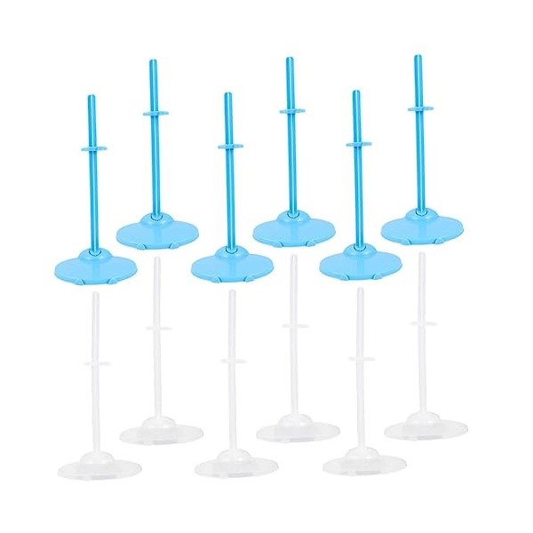 Toyvian 12 Pièces Support De Modèle De Poupée Support De Figurine Poupée Se Tient 12 Pouces Support De Poupée Présentoir De P