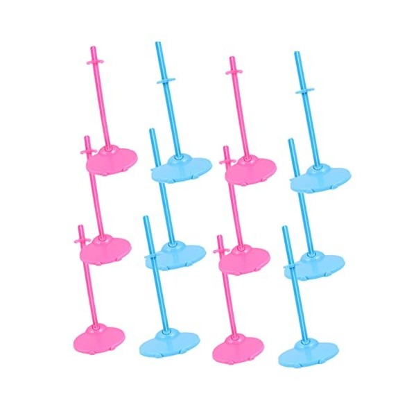 Toyvian 12 Pièces Support De Modèle De Poupée Support De Figurine Poupée Se Tient 12 Pouces Support De Poupée Présentoir De P