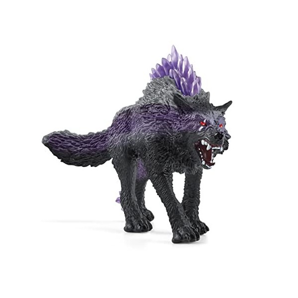 Schleich 42554 Loup des Ténèbres, dès 7 Ans, Eldrador® - Figurine, 15,1 x 5,5 x 9 cm