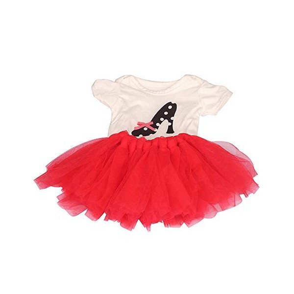 GIVBRO Robe de poupée pour poupées américaines de 45,7 cm - Jupe en tulle - Accessoires de poupée - Cadeaux danniversaire po