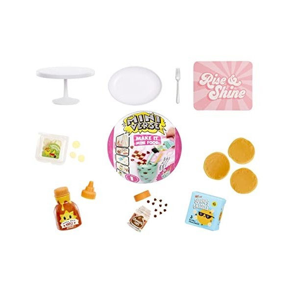 MGA Boule Surprise Miniverse Food Series Diner.Mini répliques Alimentaires 18 Mod Sdos