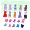 SAFIGLE 10 Pack Accessoires De Poupée Poupées Vêtements Accessoires pour Poupée Habiller Vêtements Vêtements Bébé Vêtements R