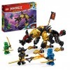 LEGO 71790 Ninjago Le Chien de Combat Dragon Imperium, Jouet de Ninja avec Monstre, Figurine Mythique Articulée et 3 Minifigu