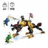 LEGO 71790 Ninjago Le Chien de Combat Dragon Imperium, Jouet de Ninja avec Monstre, Figurine Mythique Articulée et 3 Minifigu