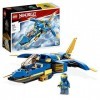 LEGO Ninjago 71784 Le Jet Supersonique De Jay â€“ Ã‰Volution, Jouet De Ninja Ã‰volutif, Construction Avion, Ã€ Collectionner,