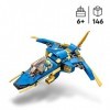 LEGO Ninjago 71784 Le Jet Supersonique De Jay â€“ Ã‰Volution, Jouet De Ninja Ã‰volutif, Construction Avion, Ã€ Collectionner,
