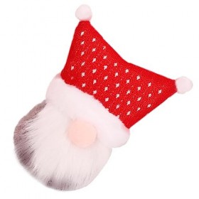 Toyvian 1 PC Décorations De Noël Enfants Décor Enfants Jouets Coloré Décor Feutre Rouge sans Visage Poupée Debout Poupée De N