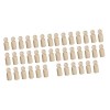 SEWACC 20Pcs Poupées pour Enfants Figurine Jouets Jouets pour Enfants Fournitures DArtisanat en Bois Poupées À Chevilles Pei