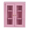 Srliya 1: 12 Accessoires de Maison de Poupée Mini Meubles Modèle Miniature Armoire Blanche Armoire de Rangement Murale Suspen