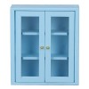 Srliya 1: 12 Accessoires de Maison de Poupée Mini Meubles Modèle Miniature Armoire Blanche Armoire de Rangement Murale Suspen