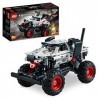 LEGO 42150 Technic Monster Jam Monster Mutt Dalmatien, 2-en1, Jouet Monster Truck à Voiture de Course, Idée Cadeau Anniversai