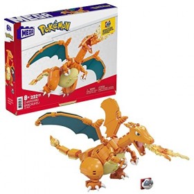MEGA Pokémon Dracaufeu à construire, jeu de briques de construction, 222 pièces, pour enfant dès 8 ans, GWY77